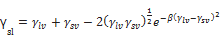 surface free energy of solid by contact angle measurment