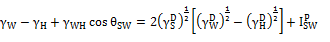 surface free energy of solid by contact angle measurment